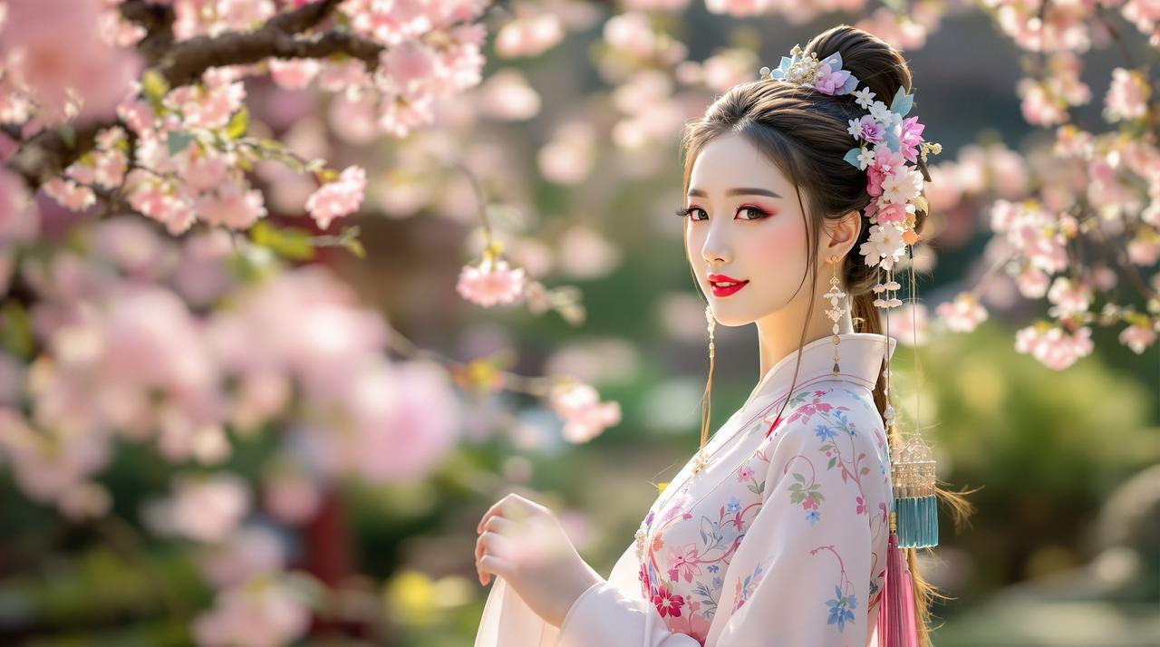 小精灵影院古风汉服摄影教程：如何在普通公园拍出大片感